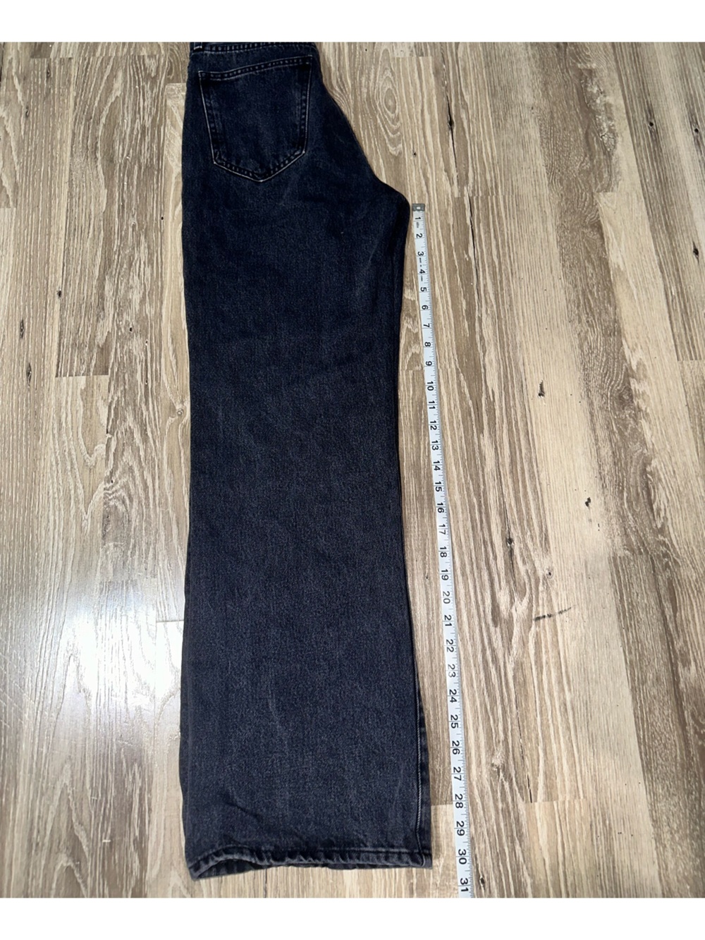Denim Forum The Farrah Hi-Rise Wide Jean Sz 26 - Picture 4 of 8